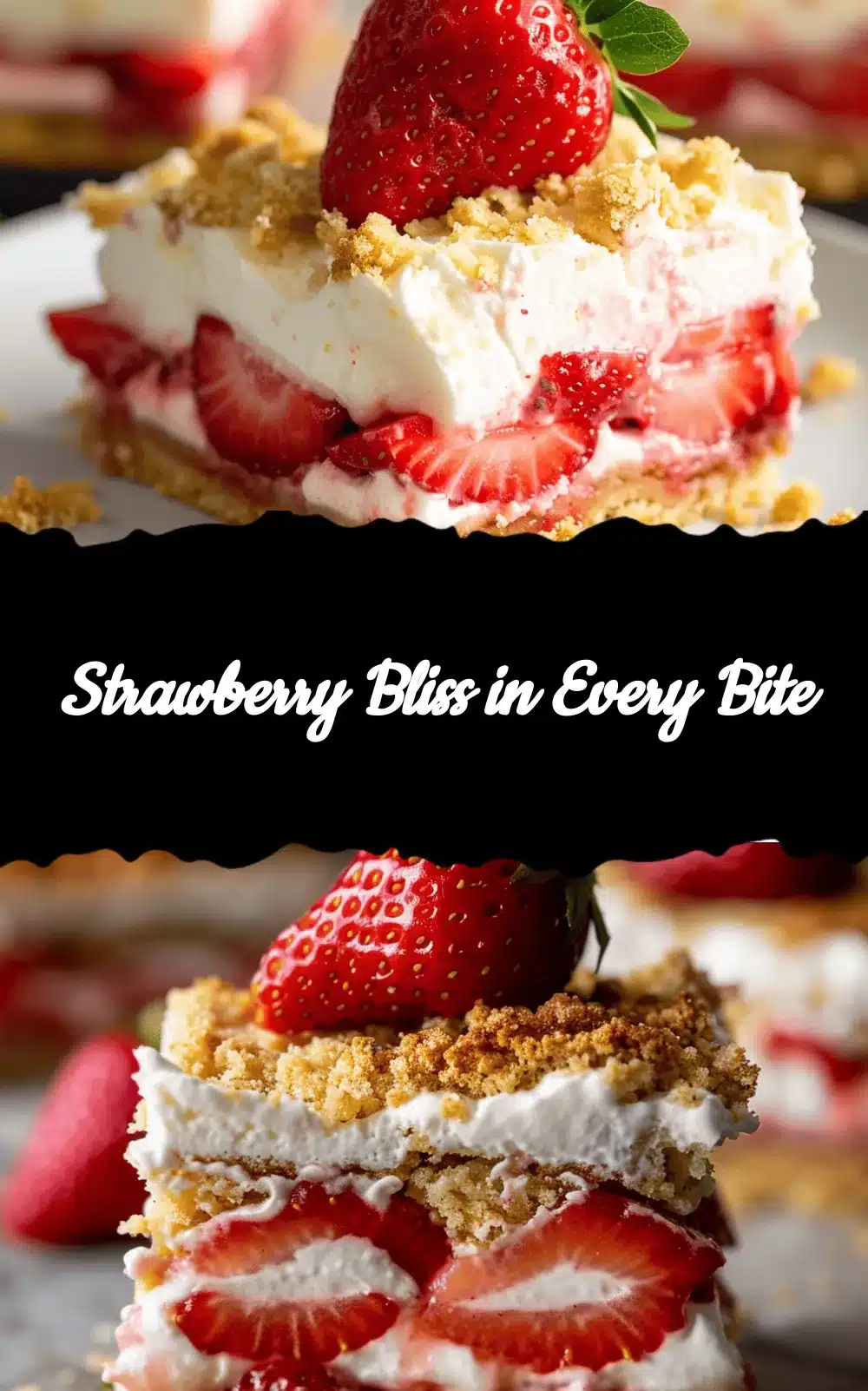 Strawberry Shortcake Bars recipe