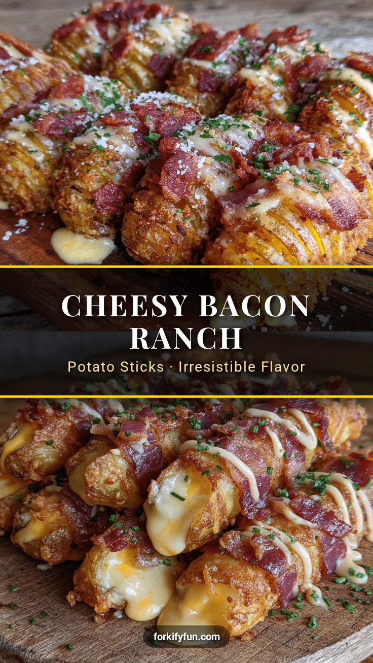 bacon ranch cheesy potato sticks recipe