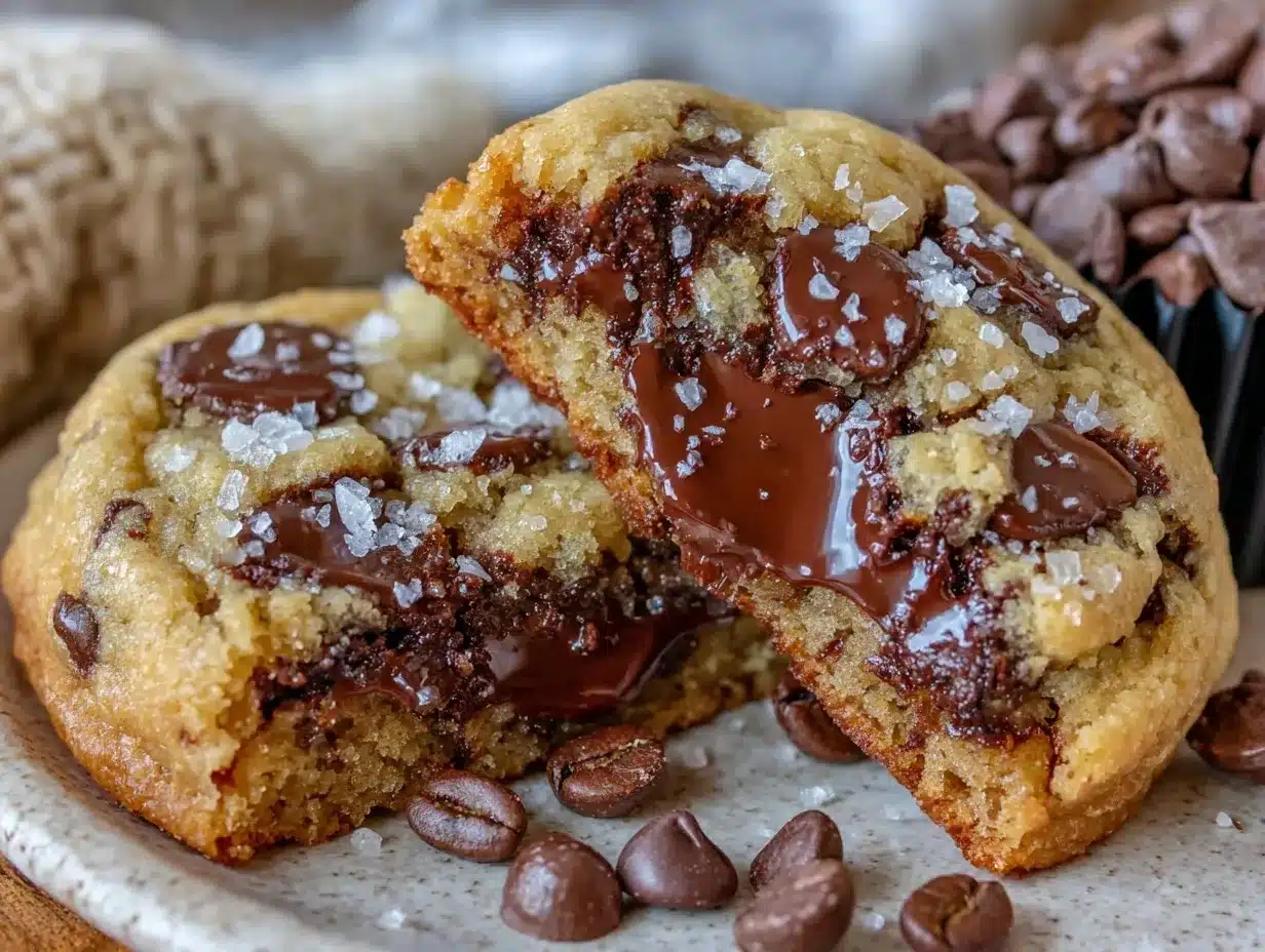 brown butter chocolate espresso chunk cookies preparation steps
