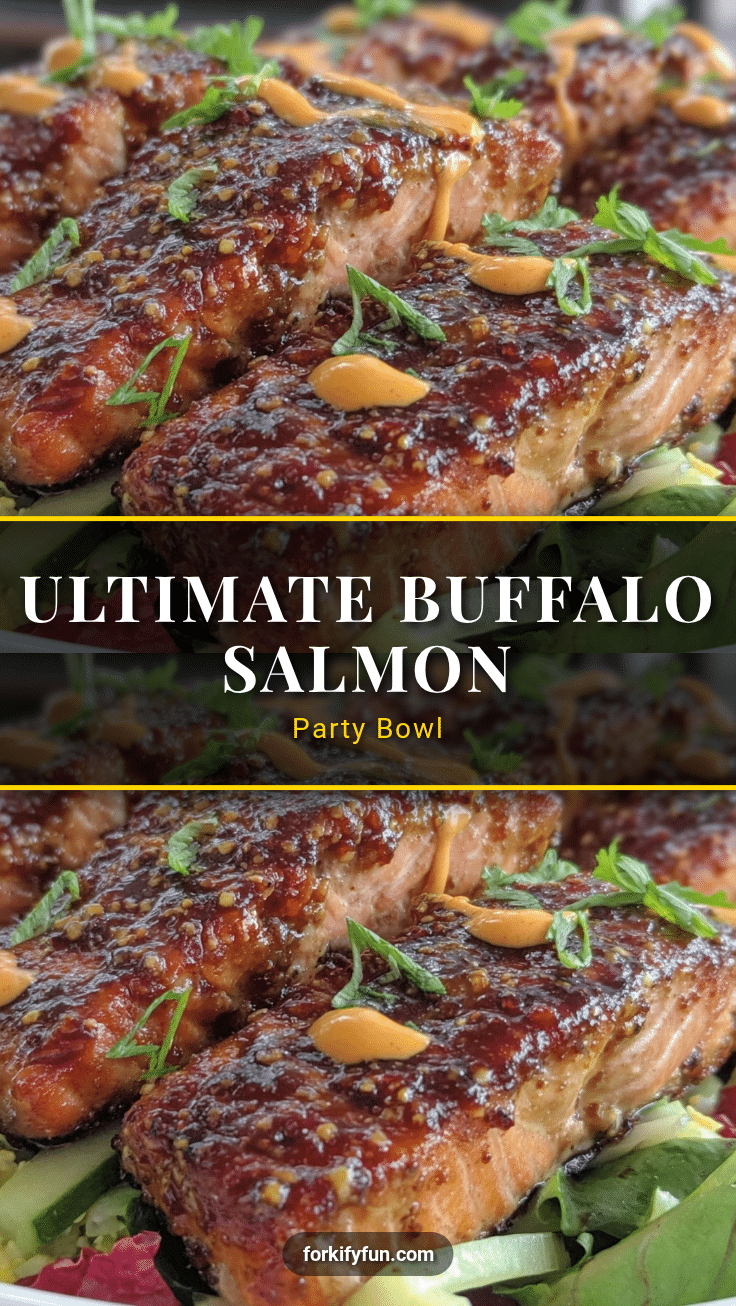 buffalo party bowl with miso-glazed salmon recipe