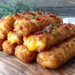 cheddar bacon potato cheese sticks - featured image