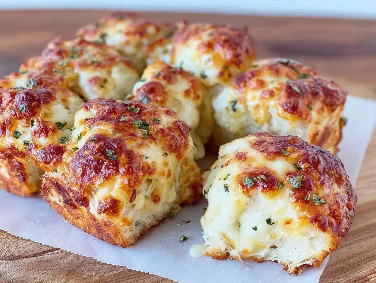 cheesy garlic herb focaccia rolls preparation steps