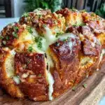 cheesy garlic herb pull-apart bread - featured image