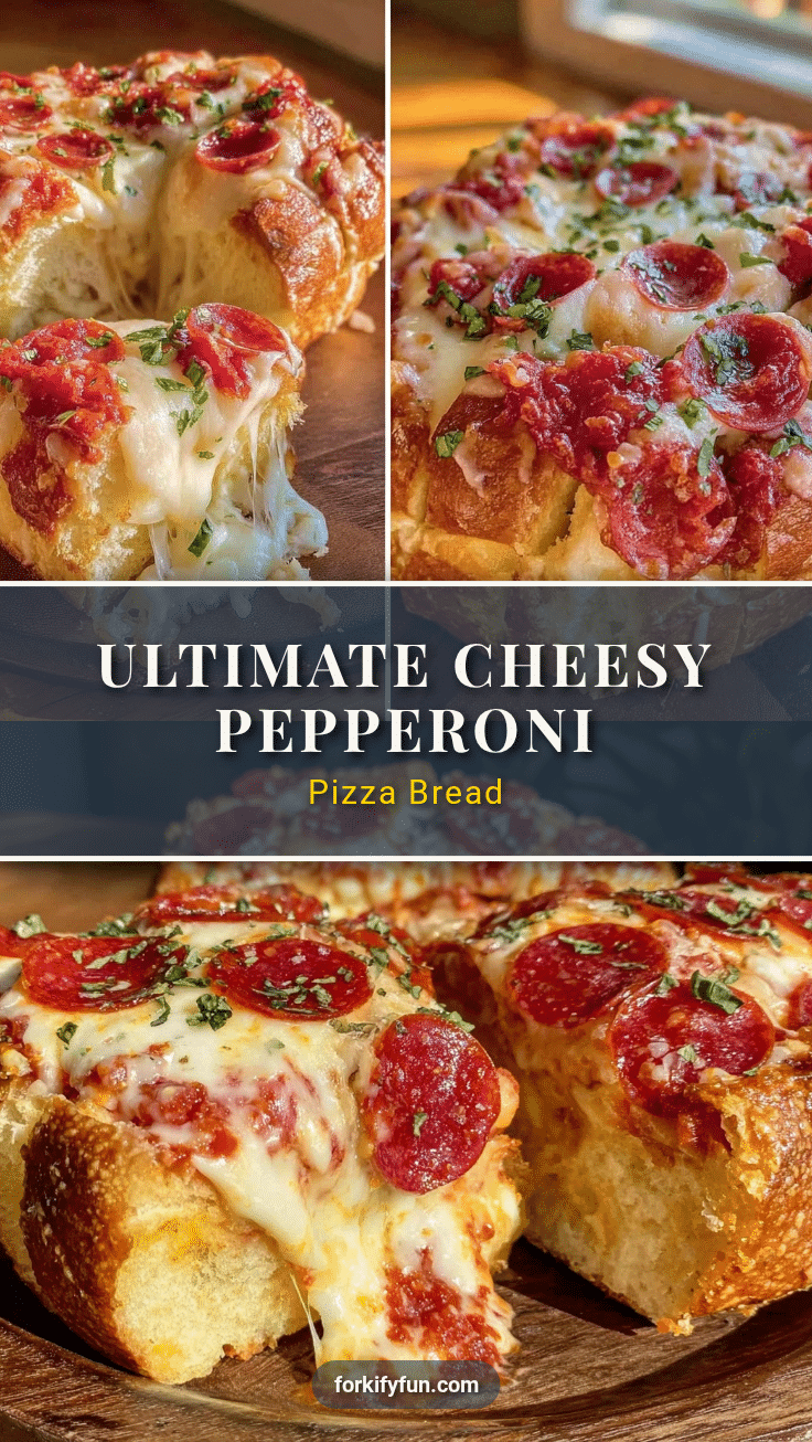 cheesy pepperoni pizza stuffed bread recipe