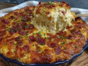 chicken bacon ranch dip - featured image