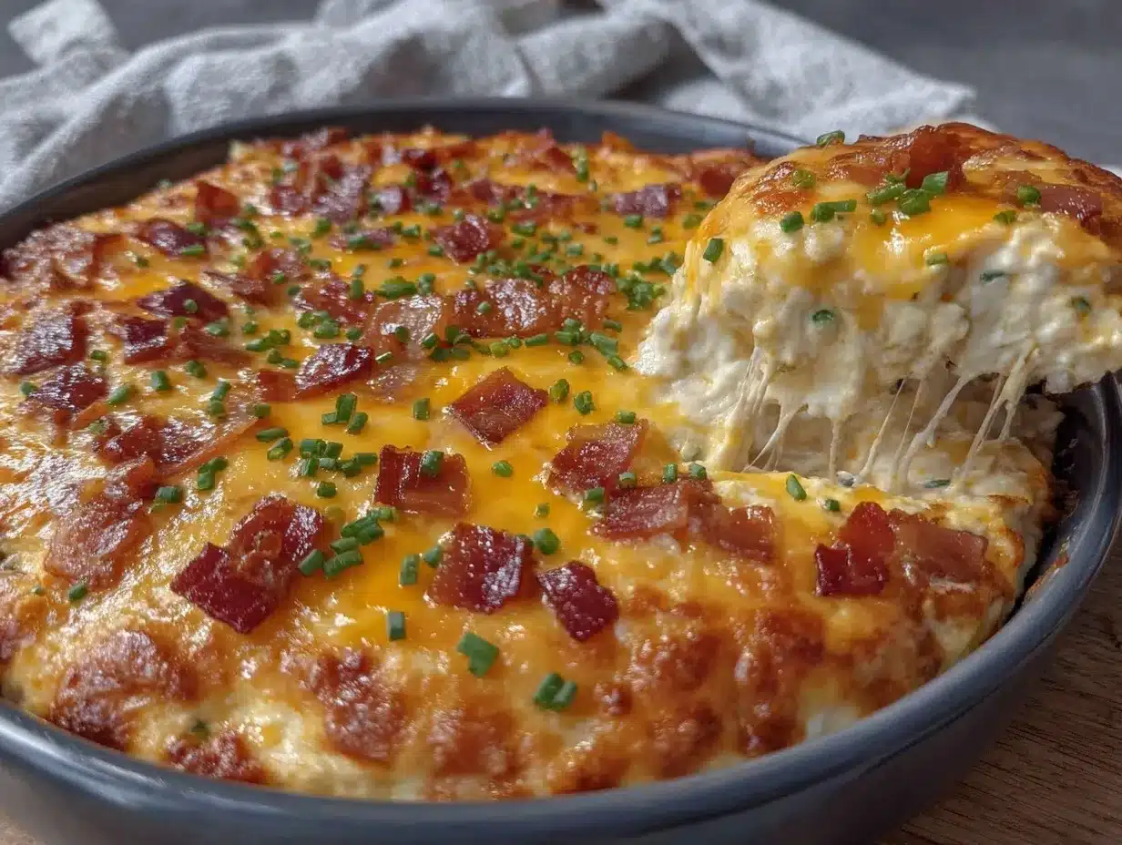 chicken bacon ranch dip preparation steps