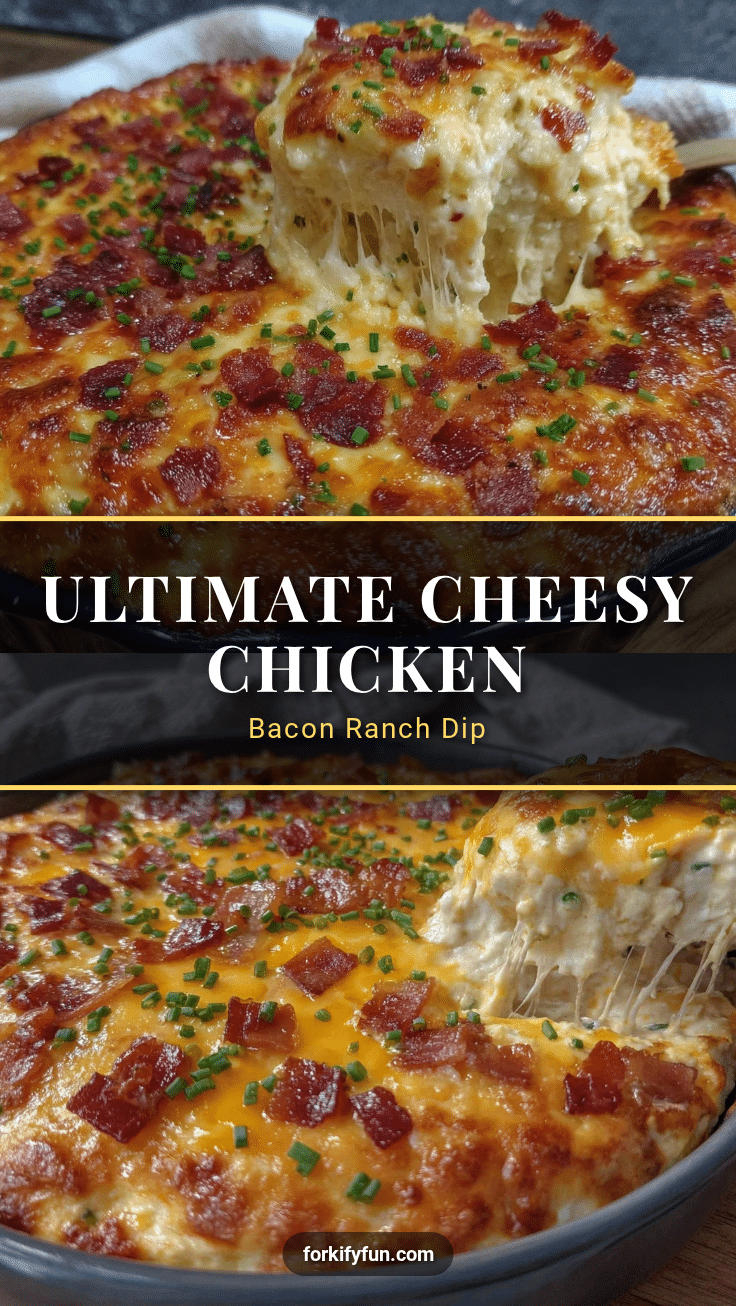 chicken bacon ranch dip recipe