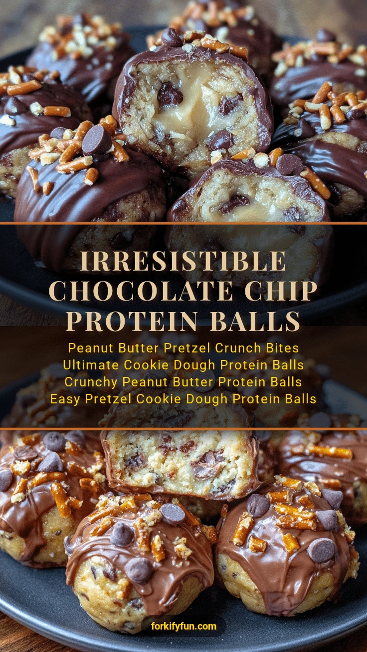 chocolate chip cookie dough protein balls recipe