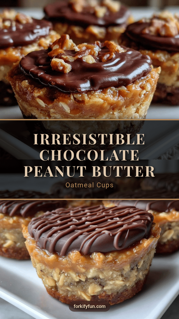 chocolate peanut butter banana protein oatmeal cups recipe