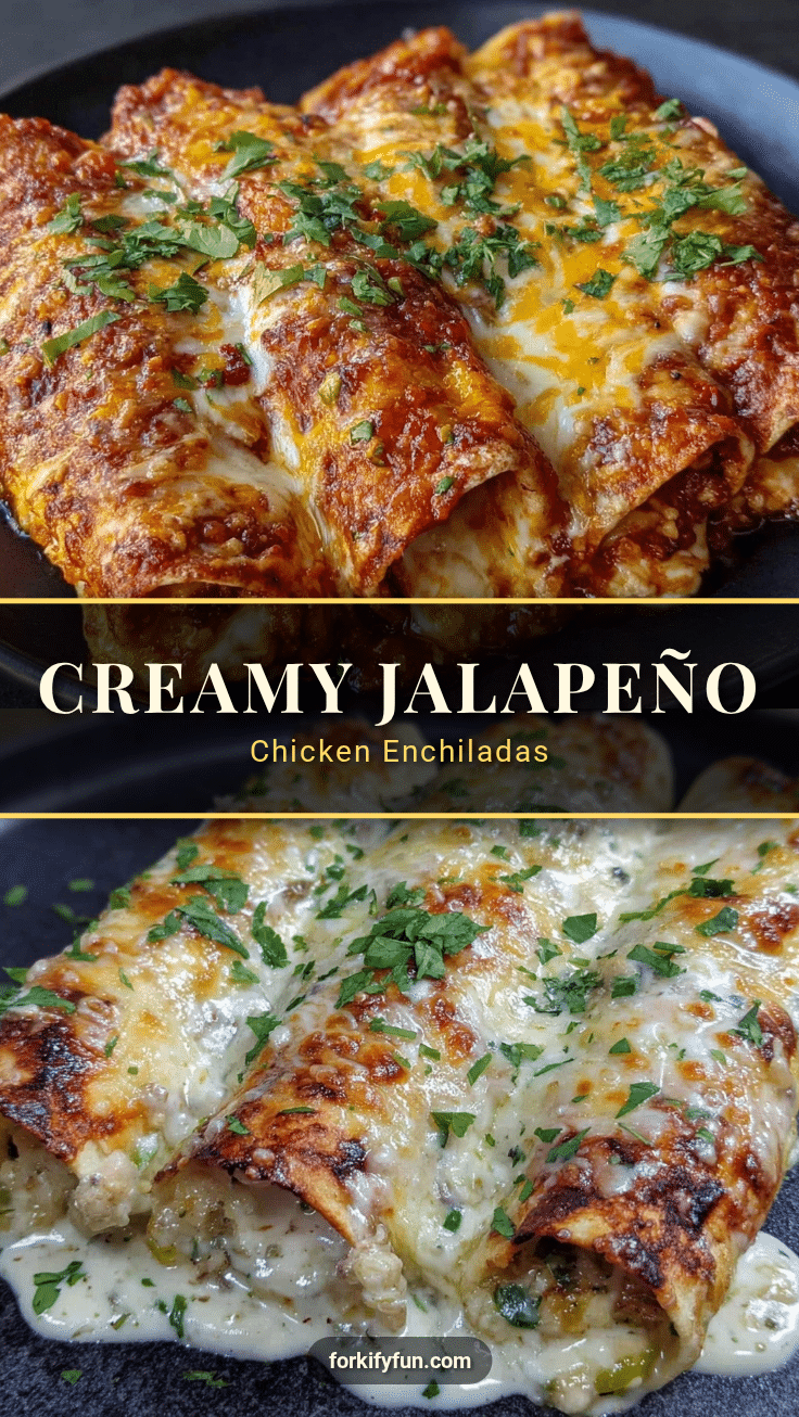 creamy chicken enchiladas recipe