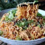 creamy chicken ramen noodle soup - featured image