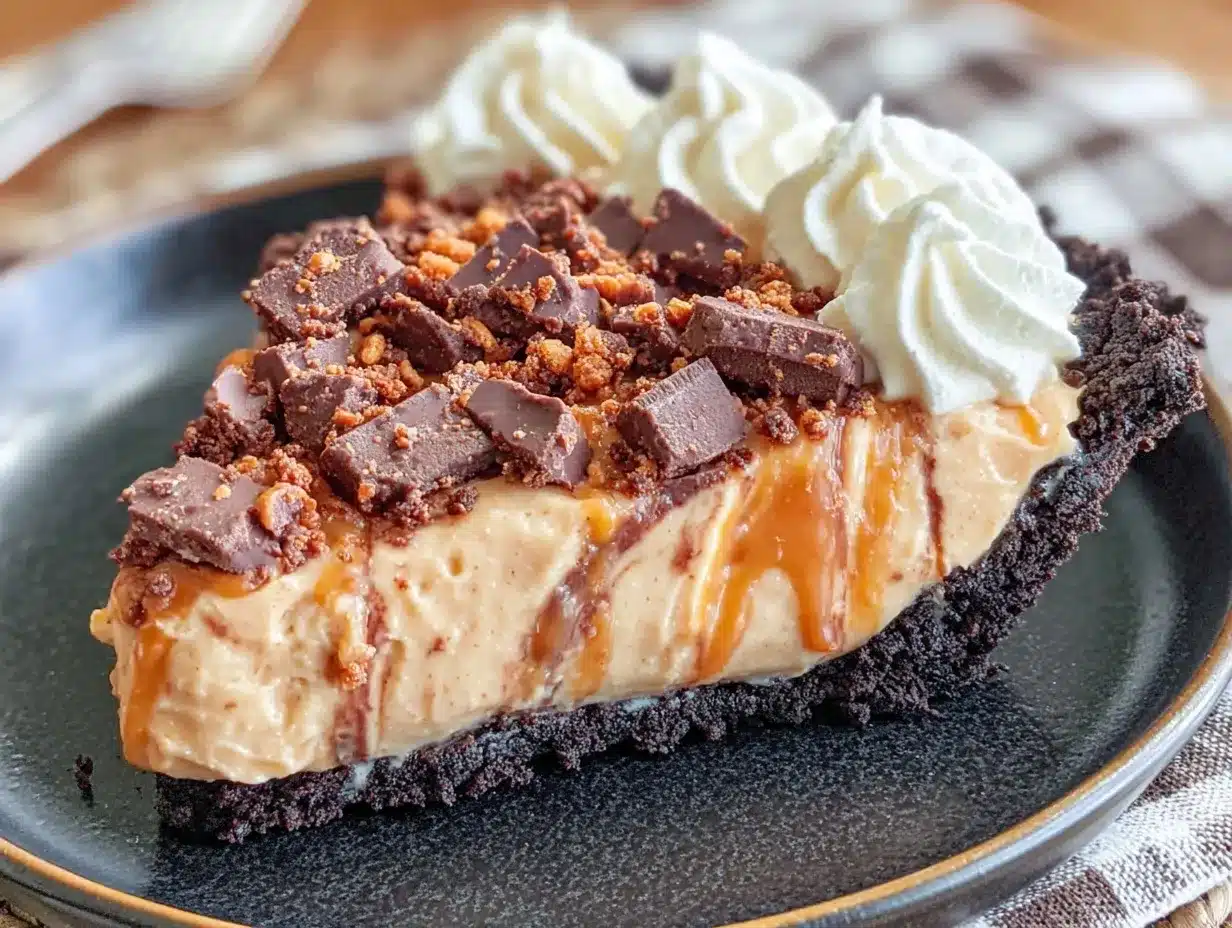 creamy chocolate peanut butter cream pie preparation steps