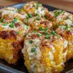 creamy elote-inspired corn bites - featured image