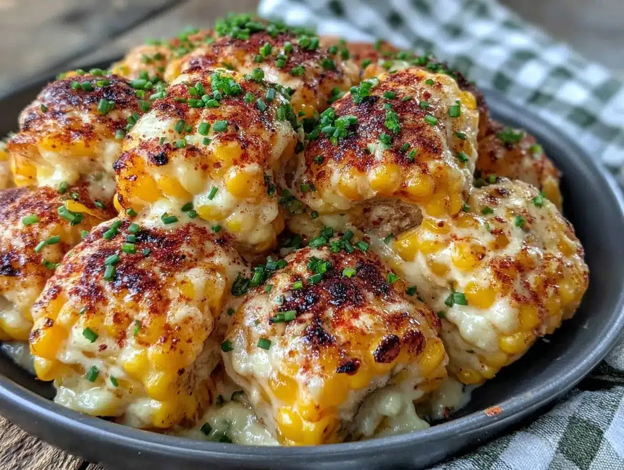 creamy elote-inspired corn bites preparation steps