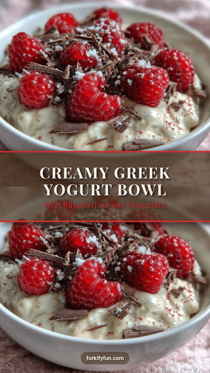 creamy greek yogurt bowl recipe