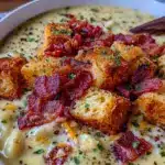 creamy loaded baked potato soup - featured image