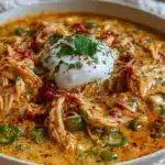 Creamy Southwest Chicken Poblano Soup - featured image