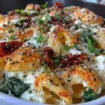 Creamy Tuscan Spinach Pasta Bake - featured image