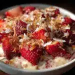 Creamy Valentines Nice Cream Bowl - featured image