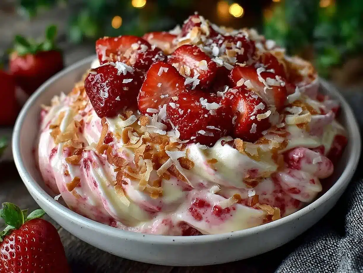 Creamy Valentines Nice Cream Bowl preparation steps