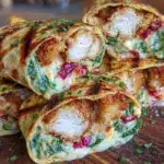 crispy buffalo chicken mozzarella wraps - featured image