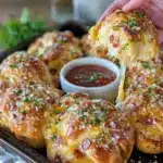 crispy cheesy pepperoni crescent pizza rolls - featured image