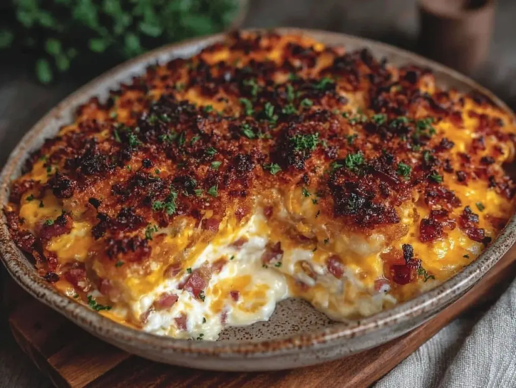 Crispy Chicken Cordon Bleu Casserole - featured image