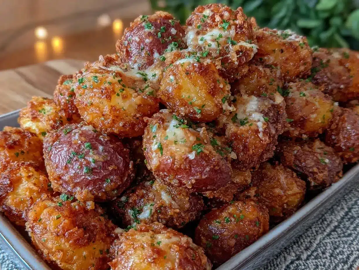 crispy ranch parmesan baby potatoes preparation steps