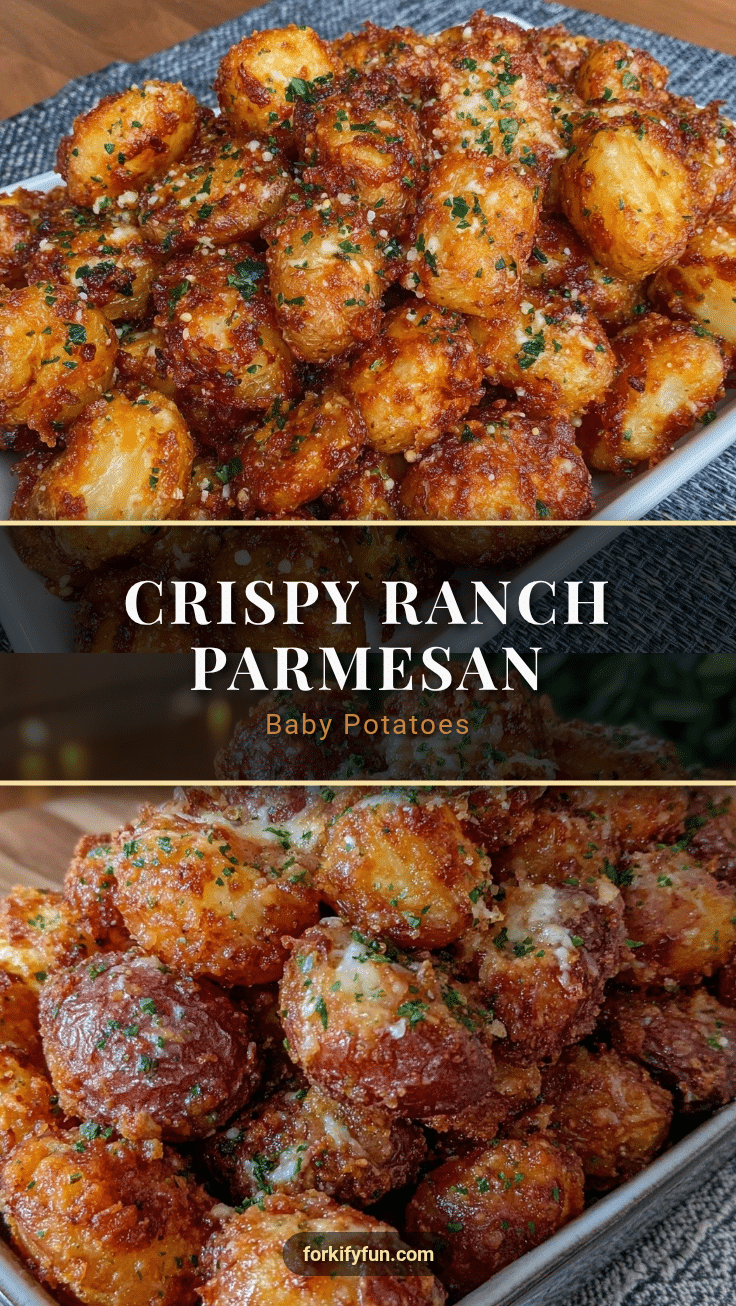 crispy ranch parmesan baby potatoes recipe