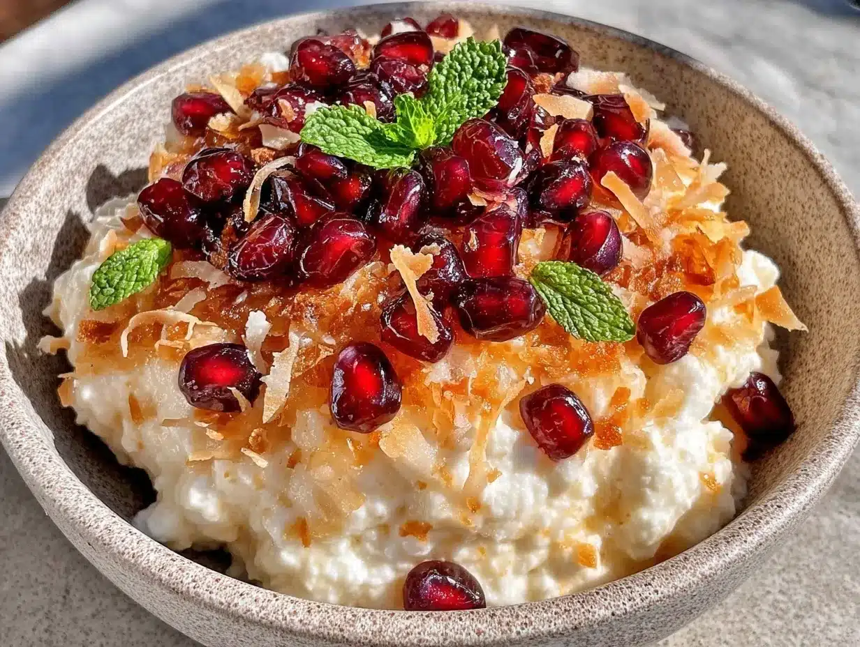 fresh cottage cheese bowl preparation steps