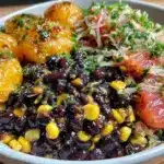 fresh new year’s eve snacks dinner bowl - featured image