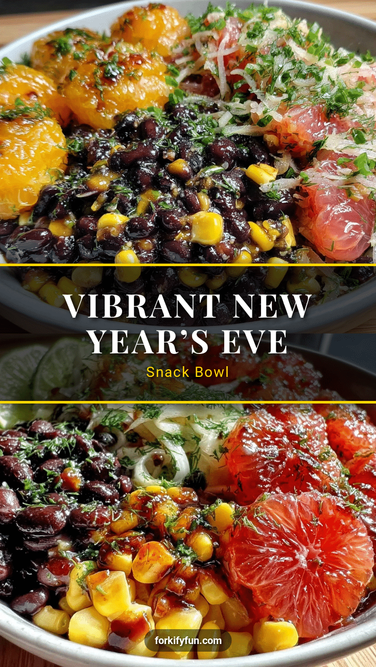 fresh new year’s eve snacks dinner bowl recipe