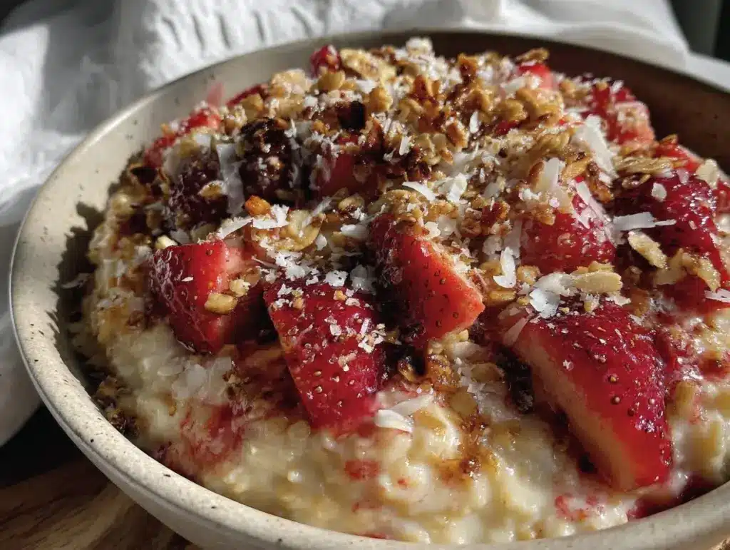 Fresh Valentines Day Treats Oatmeal Bowl - featured image