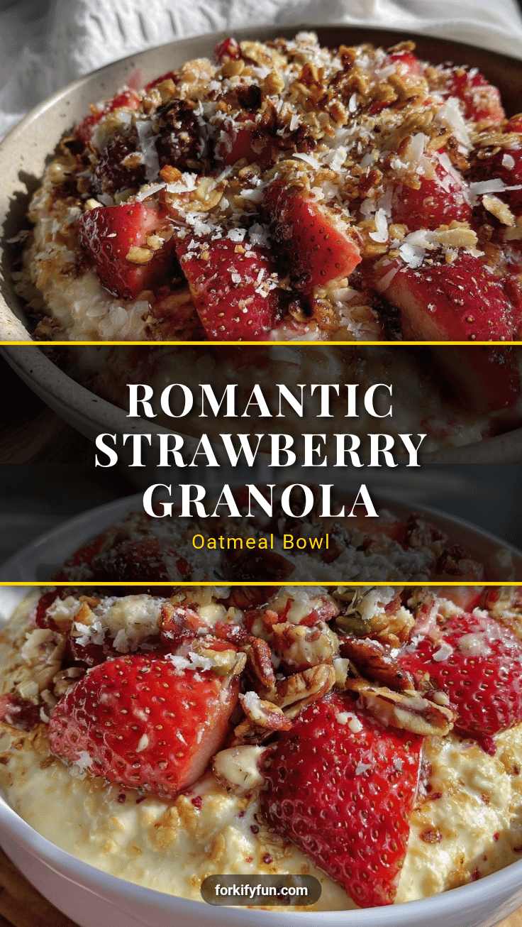 Fresh Valentines Day Treats Oatmeal Bowl recipe