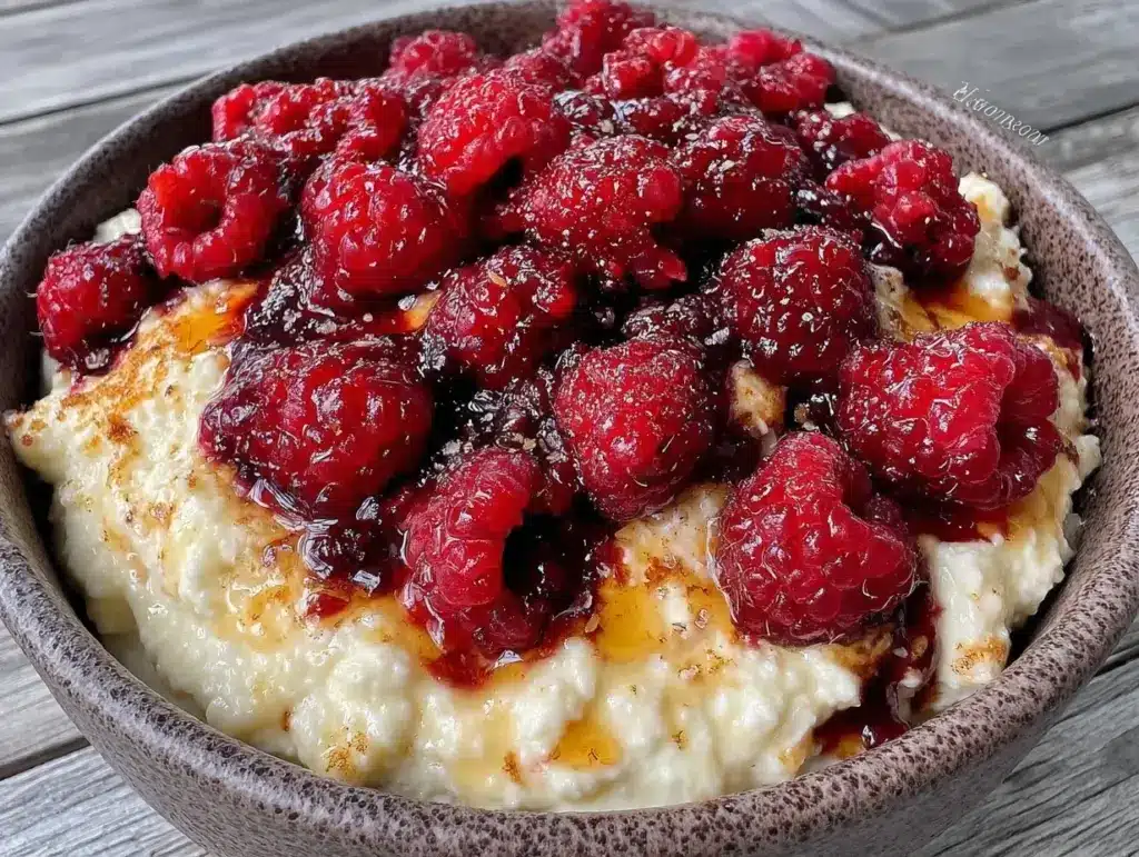 fresh valentines desserts cottage cheese bowl - featured image