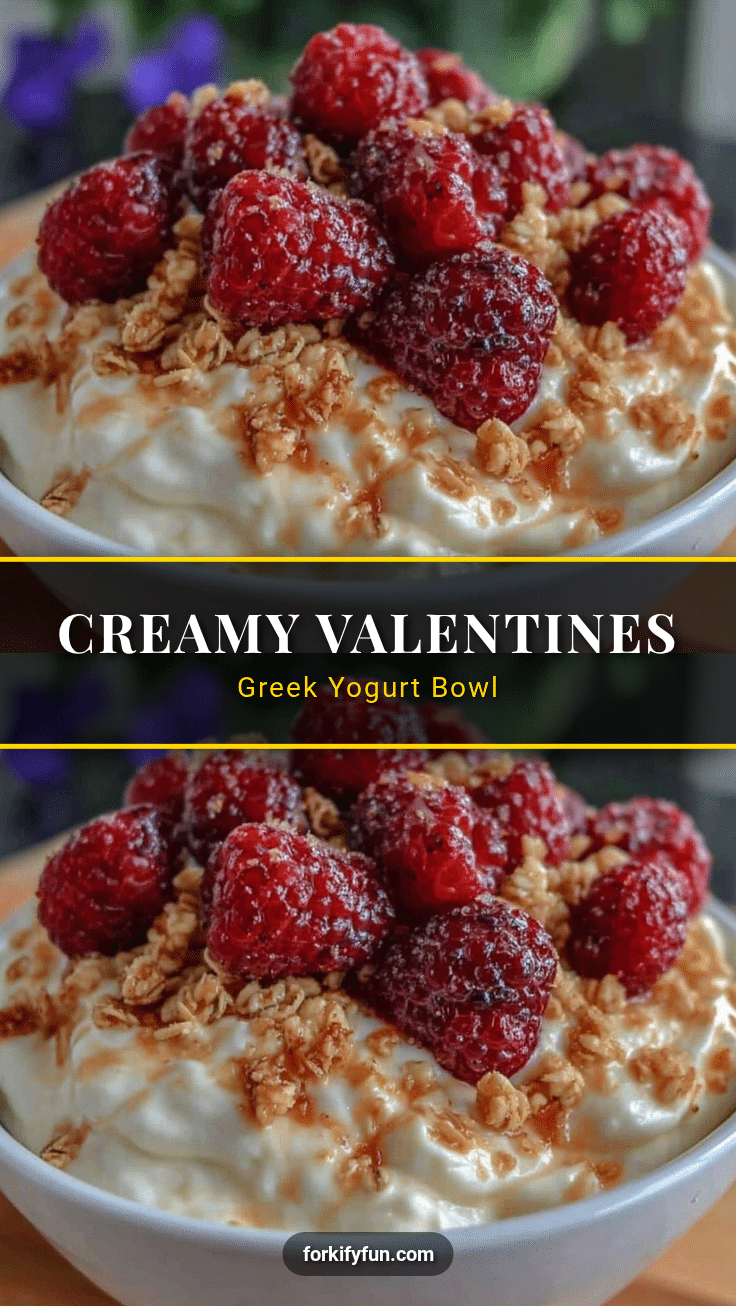 Fresh Valentines Sweets Greek Yogurt Bowl recipe