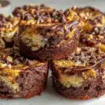 Fudgy Peanut Butter Protein Brownie Bites - featured image