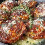 garlic Parmesan chicken thighs - featured image