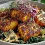 ginger garlic tofu - featured image