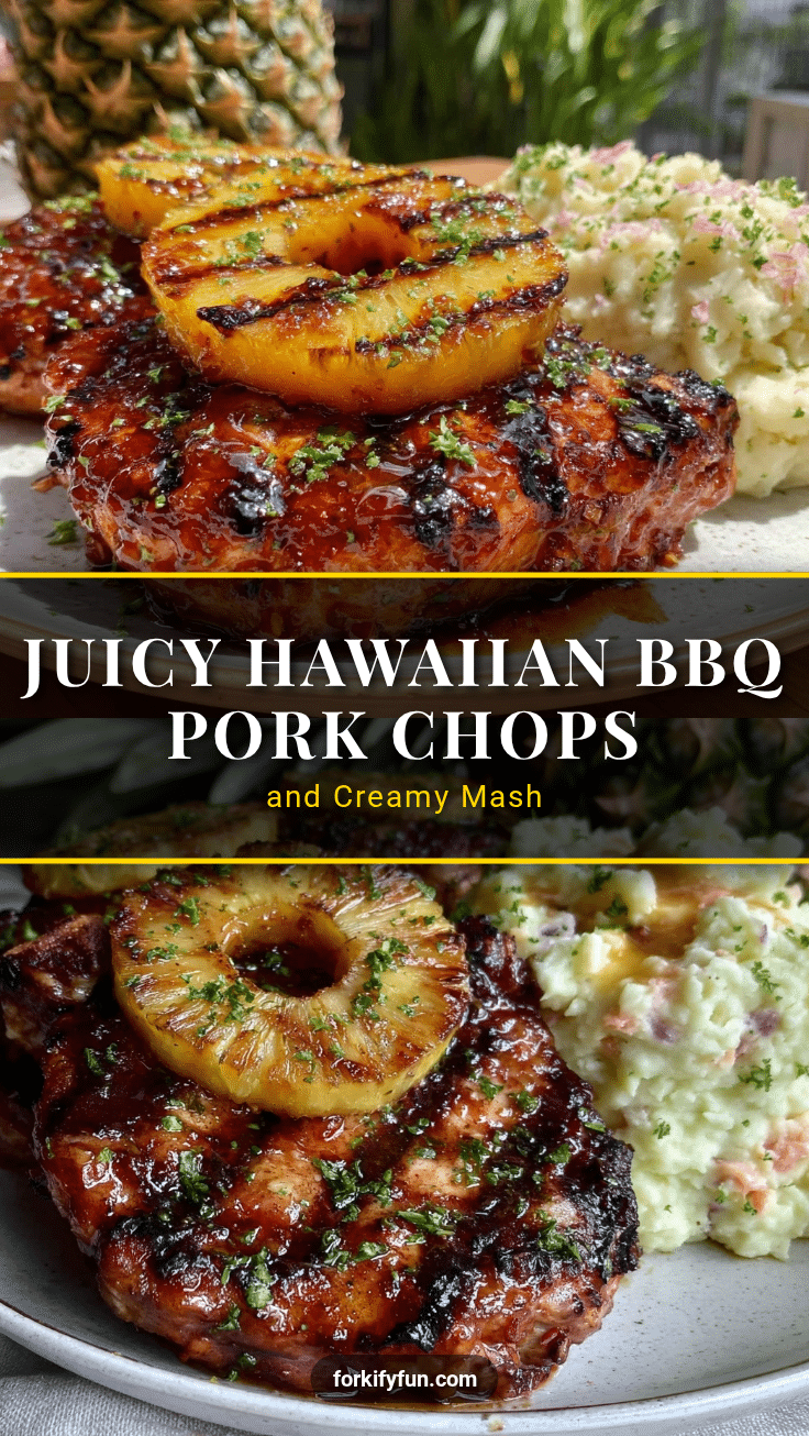 Hawaiian BBQ Pork Chops recipe