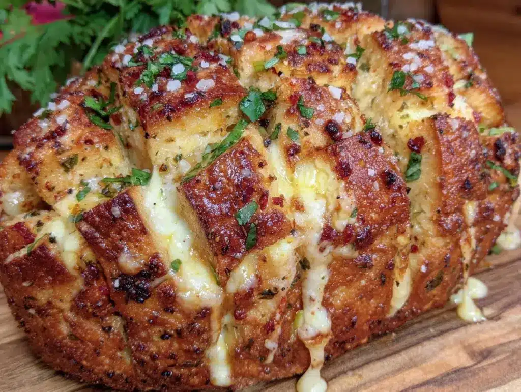 Italian herb and cheese garlic bread - featured image