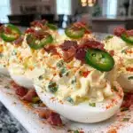 jalapeño popper deviled eggs - featured image