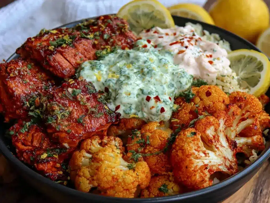 lemon-herb chicken bowl - featured image