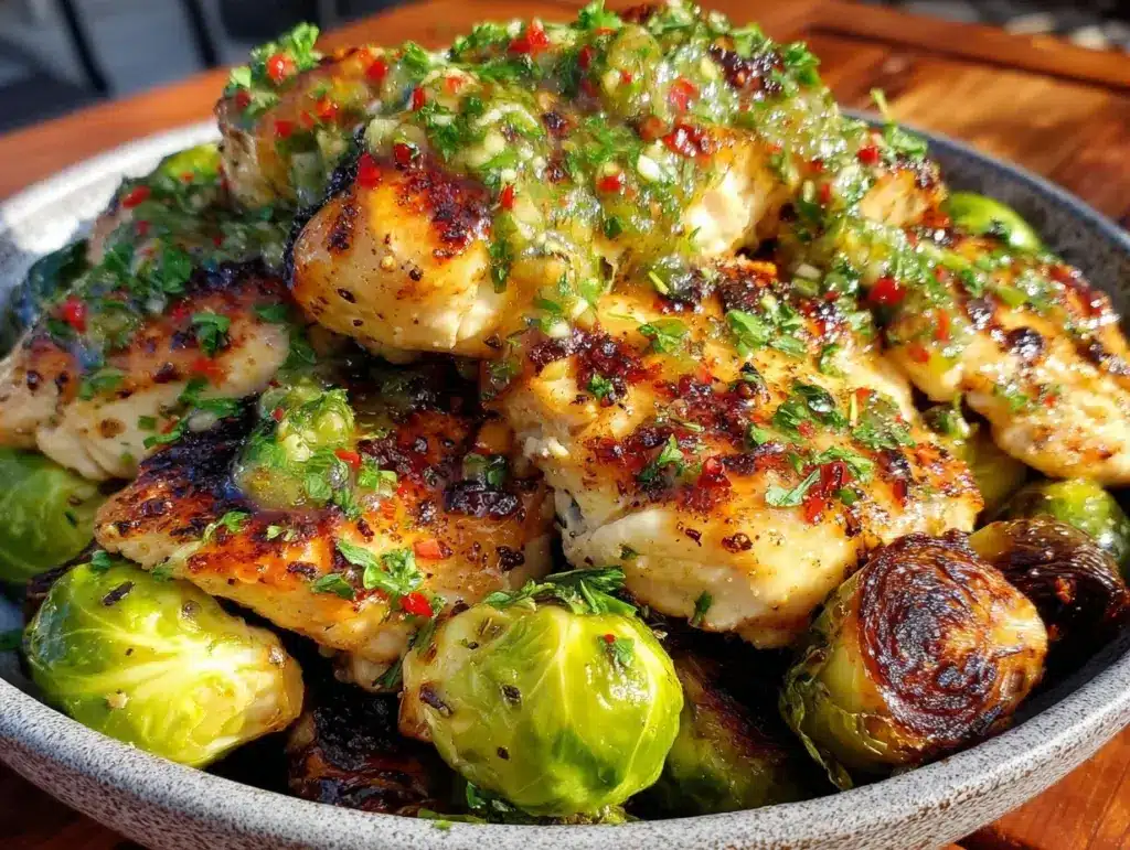 lemon-herb chicken bowl - featured image