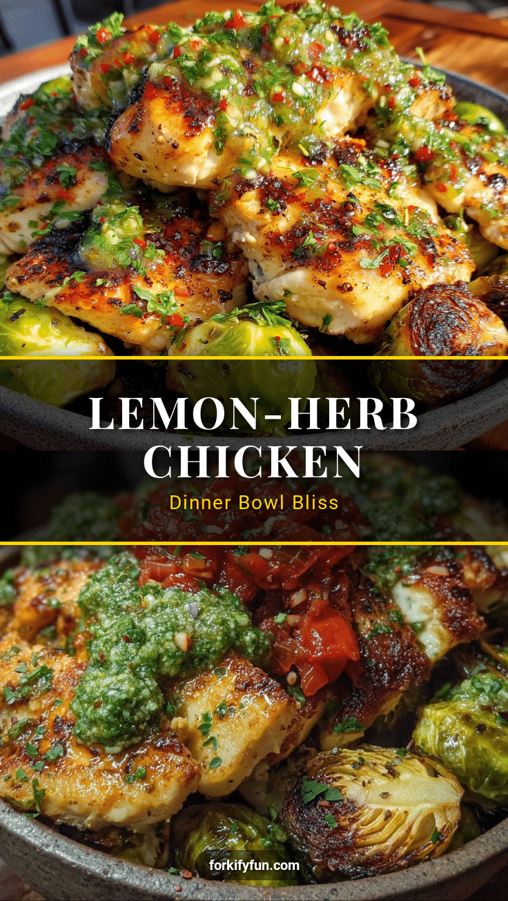 lemon-herb chicken bowl recipe