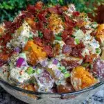 loaded ranch bacon potato salad - featured image
