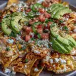 Mexican Street Corn Chicken Chili Nachos - featured image