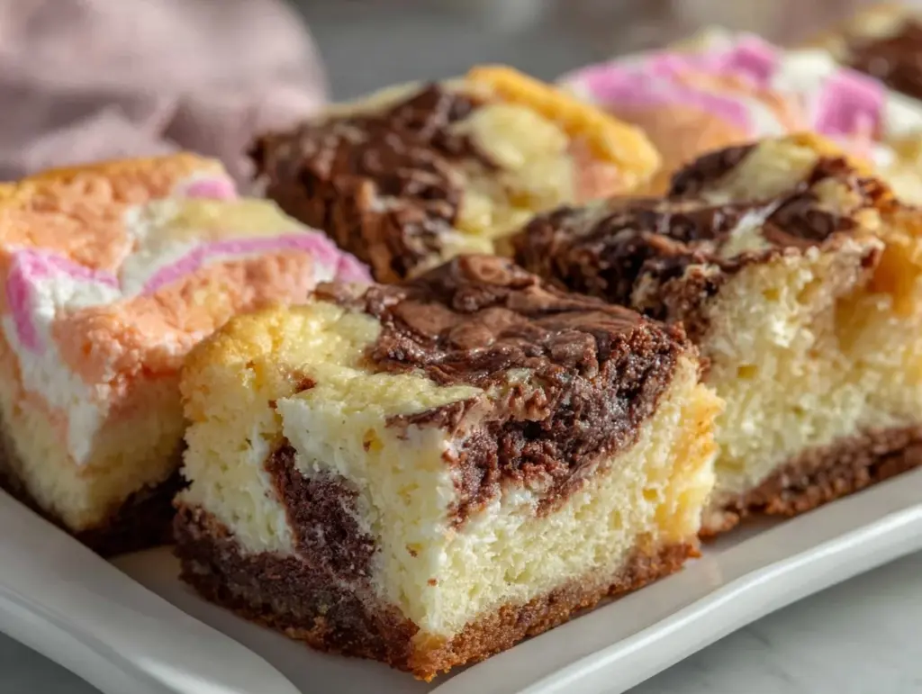 Neapolitan Swirl Sugar Cookie Bars - featured image