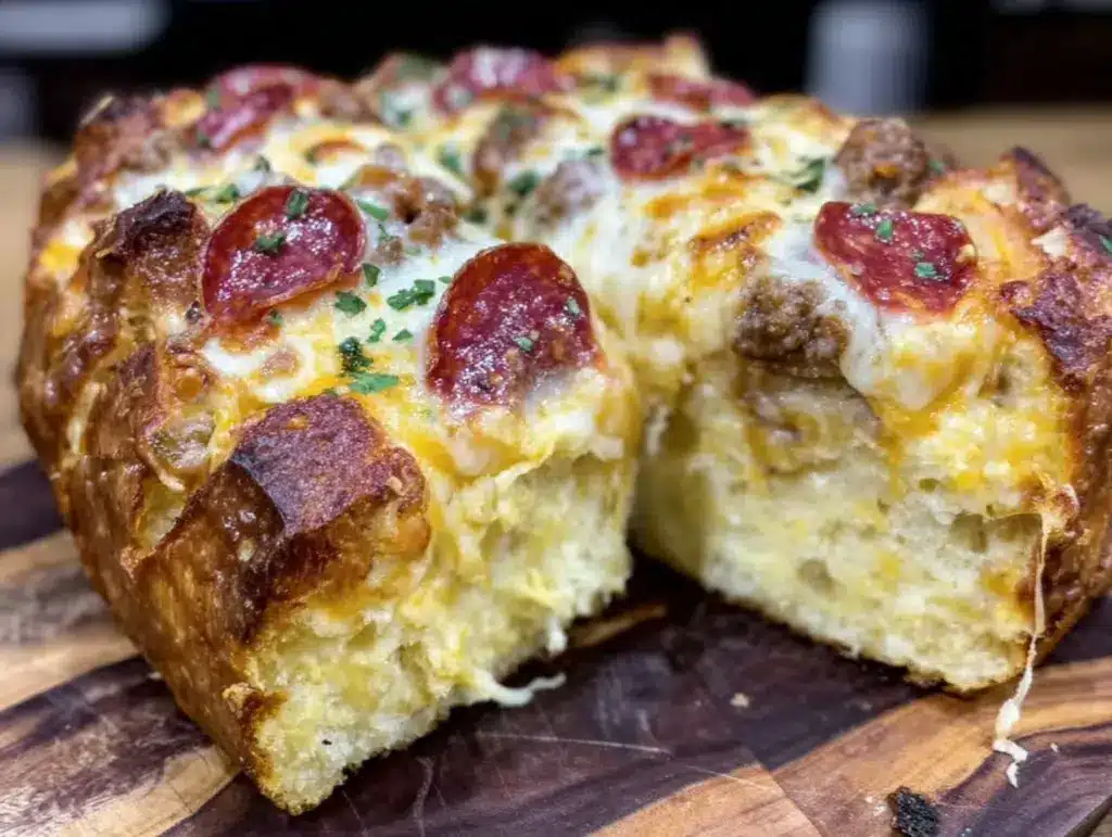 pizza stuffed bread - featured image