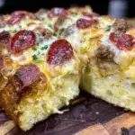 pizza stuffed bread - featured image